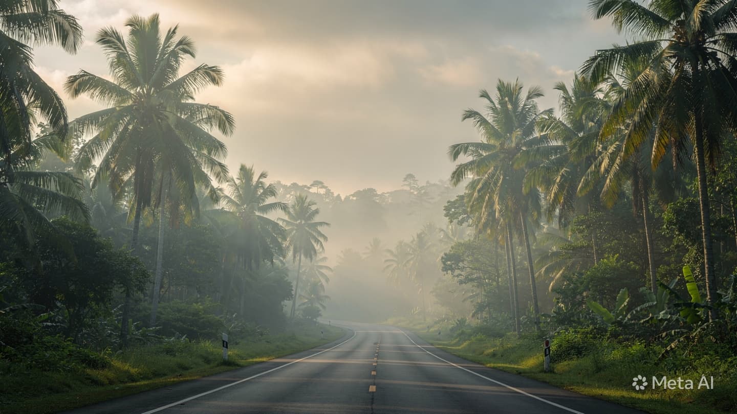 Where the Road Dissolves: A Lyrical Meditation on the Sudden Twilight of Travel