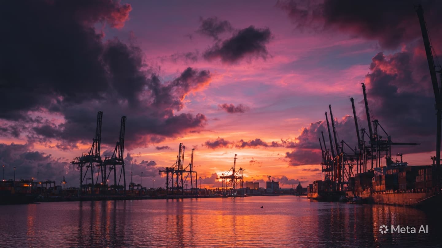 The Slow Dissolve Of Daylight: Reflections From A Harbor Watching Its Borders