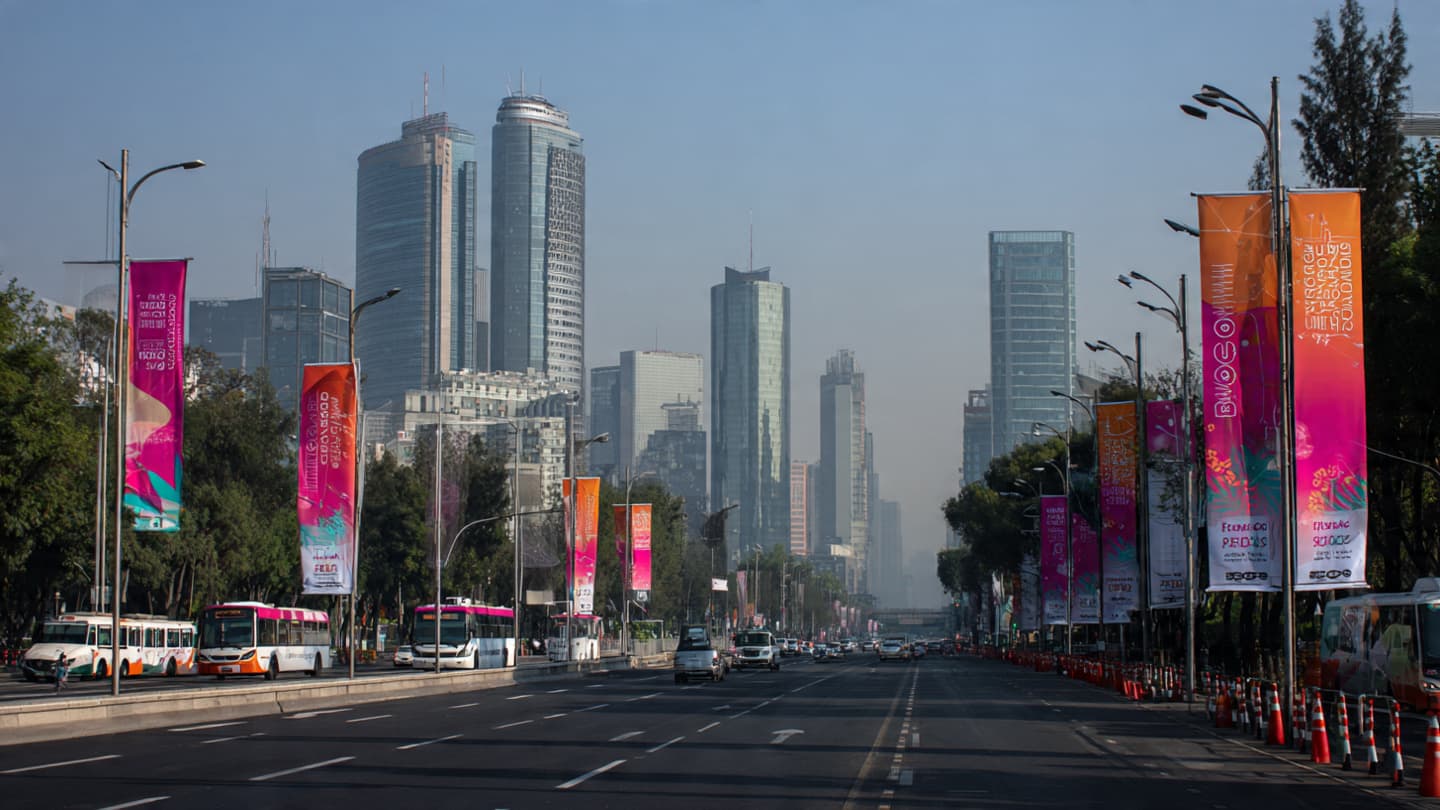 A City Pauses Its Routine to Welcome the World A City Pauses Its Routine to Welcome the World