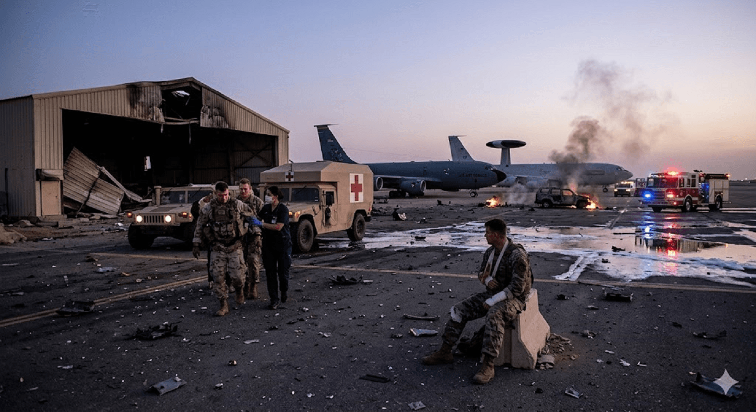 Flashpoint: Iranian Strike on U.S. Base in Saudi Arabia Leaves 12 Troops Wounded Flashpoint: Iranian Strike on U.S. Base in Saudi Arabia Leaves 12 Troops Wounded