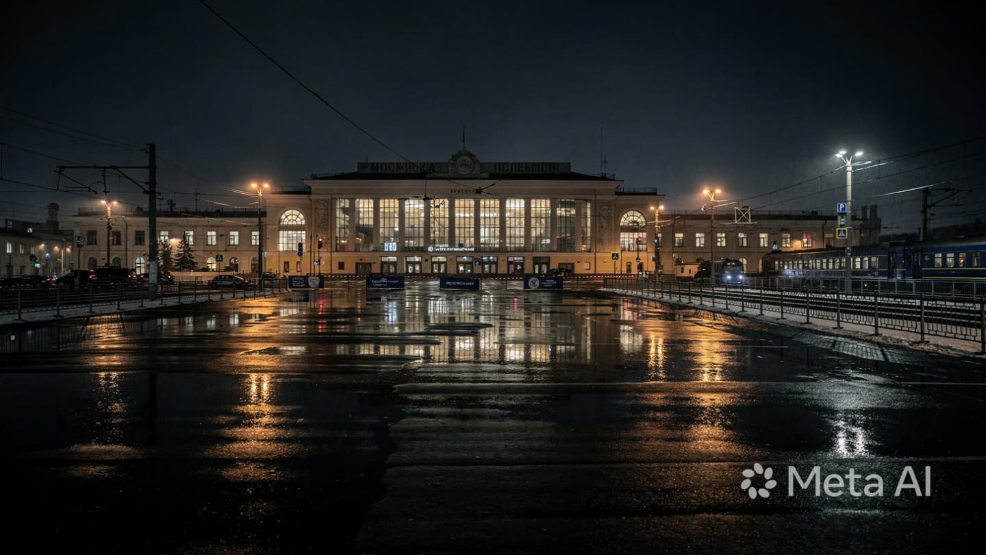 Beyond the Iron Rails of Savyolovsky, Where a Sudden Flame Devours the Midnight Stillness Beyond the Iron Rails of Savyolovsky, Where a Sudden Flame Devours the Midnight Stillness