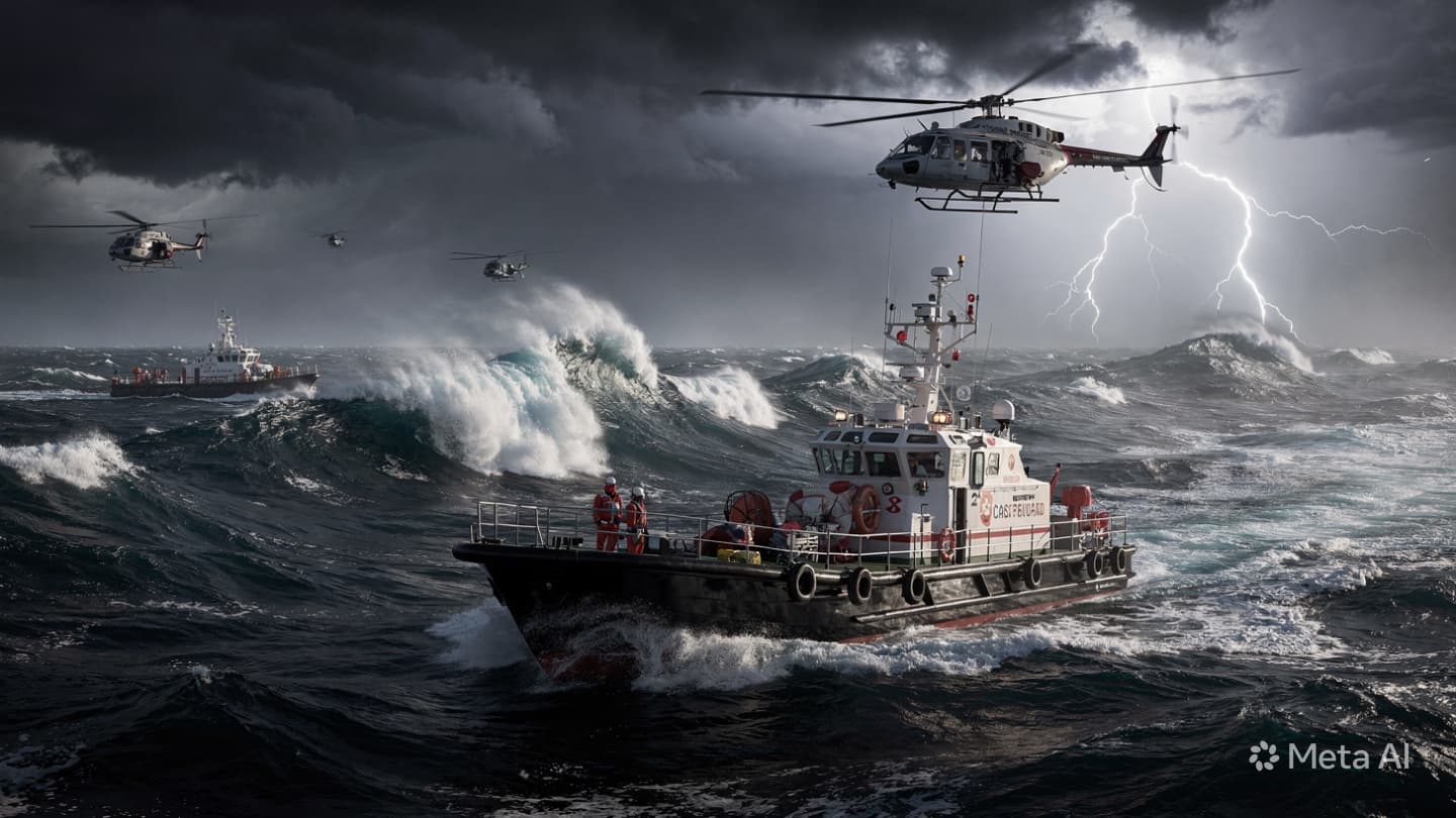 Between Salted Decks and Storm-Darkened Skies, Argentina’s Southern Coast Holds Breath For Missing Sailors Tonight