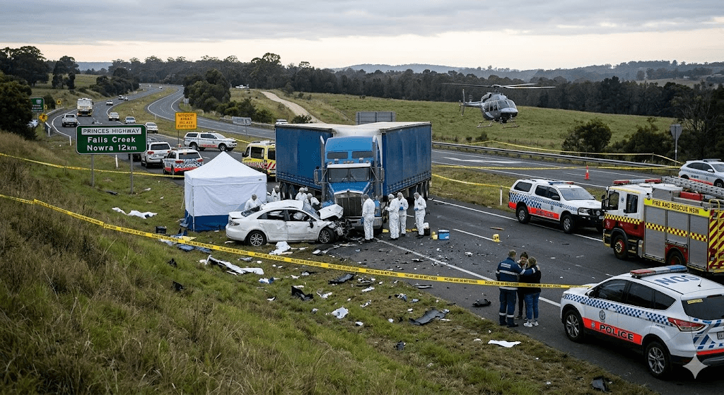 Two Dead After Car and Truck Collide in Fatal NSW Road Crash Two Dead After Car and Truck Collide in Fatal NSW Road Crash