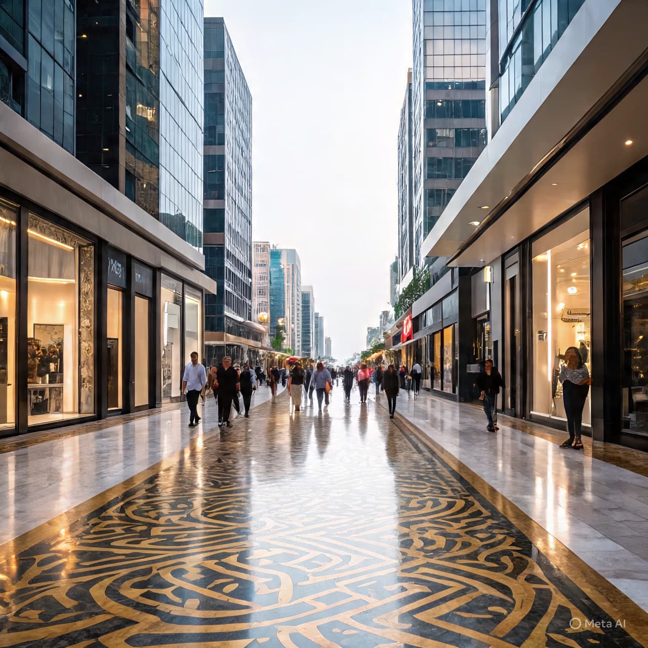 Where Sunlight Settles on Stone: Dubai Imagines a Street of Gold Where Sunlight Settles on Stone: Dubai Imagines a Street of Gold