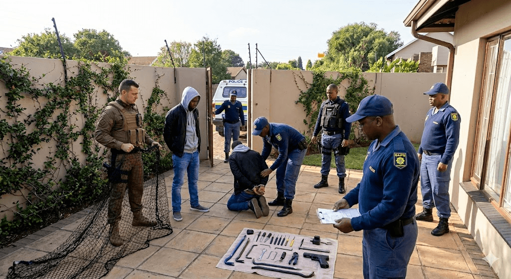 Alberton Crime Crackdown: Suspect Cornered and Arrested in Randhart