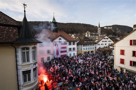 Swiss Town of Moutier Celebrates Historic Move from Bern to Jura Swiss Town of Moutier Celebrates Historic Move from Bern to Jura