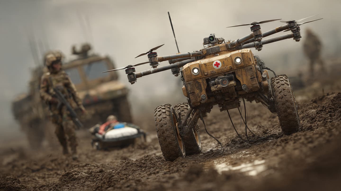Machines Rolled Quietly Across Battlefields Carrying Human Hope