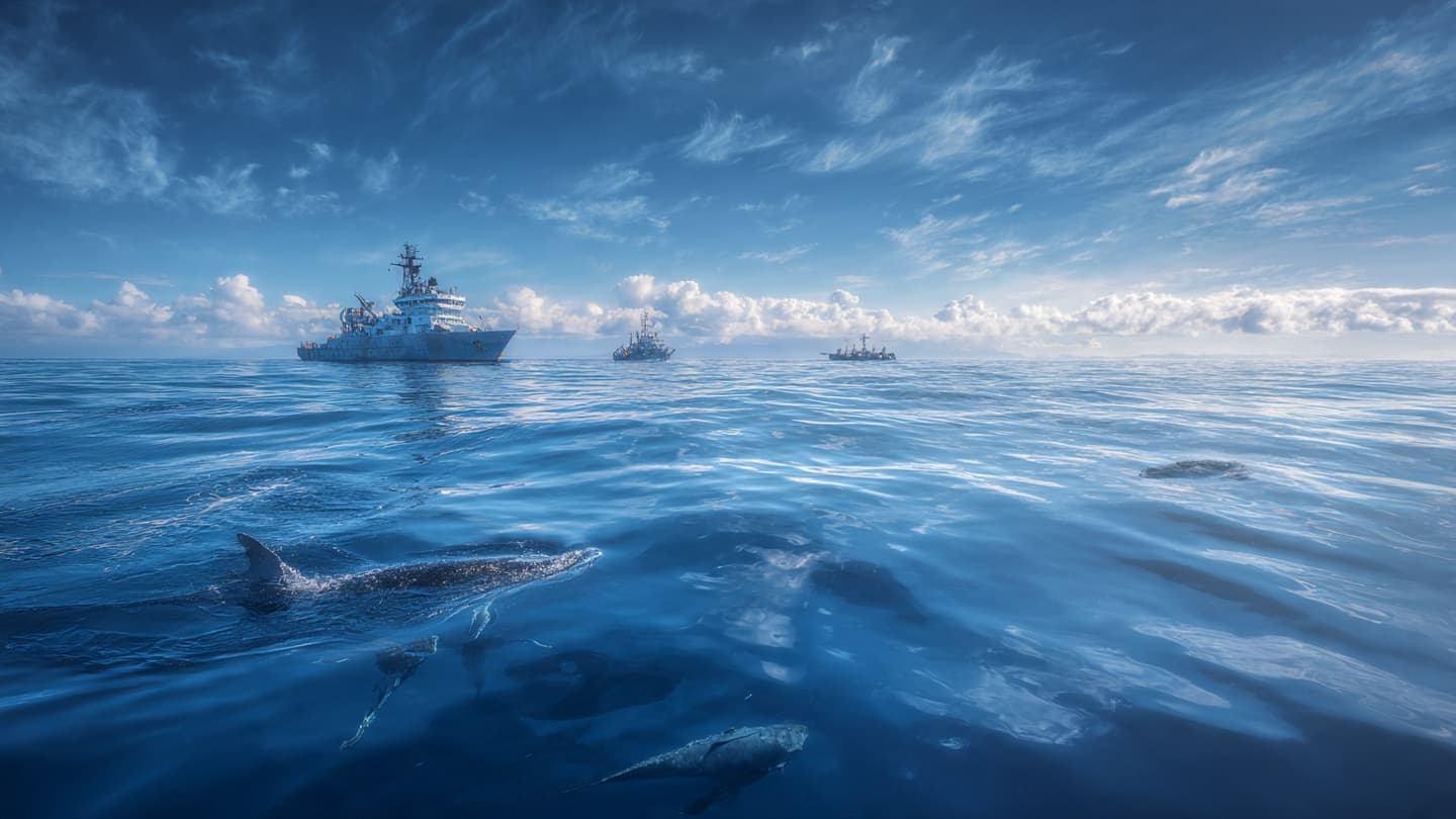 The Ocean Connects the World and Asks for Shared Care. The Ocean Connects the World and Asks for Shared Care.