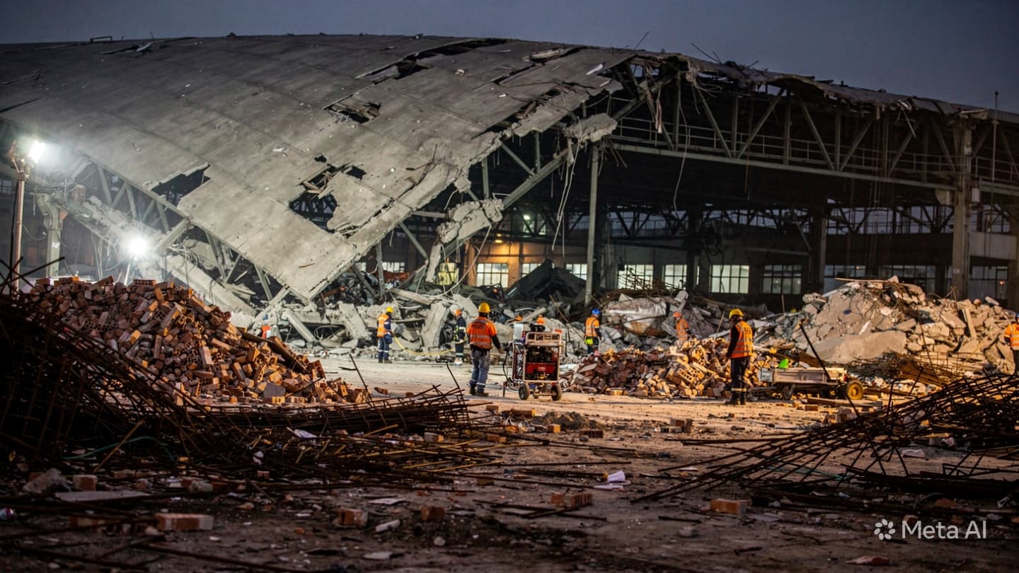 Pakistan Manufacturing Tragedy: Six Factory Workers Perished in Severe Industrial Mill Structural Collapse Pakistan Manufacturing Tragedy: Six Factory Workers Perished in Severe Industrial Mill Structural Collapse