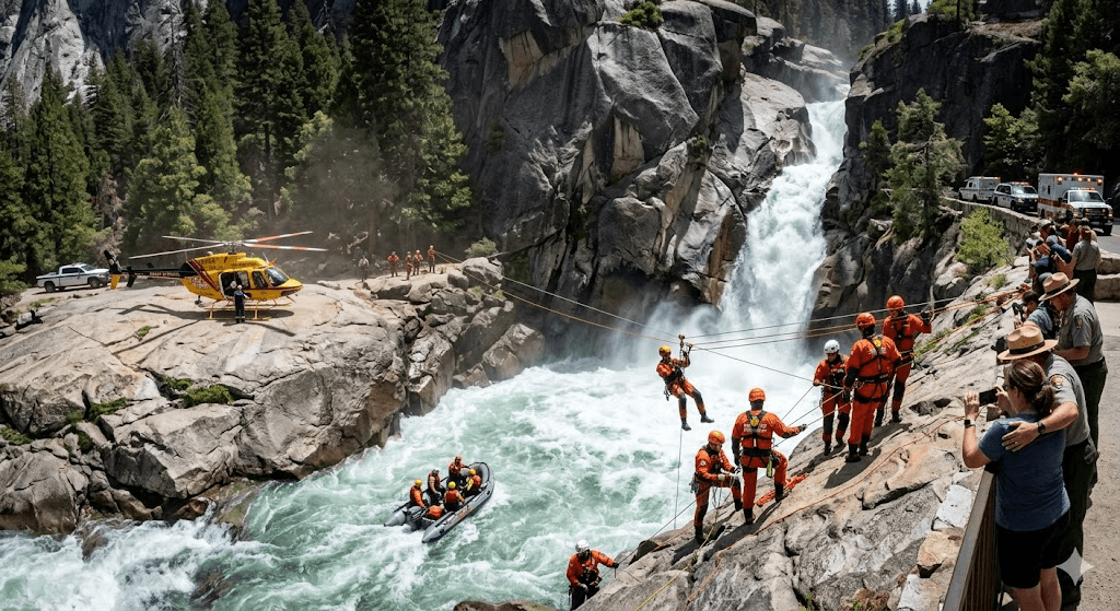 Tragedy at Kings Canyon: San Mateo Couple Tragically Drowns at National Park Waterfall Tragedy at Kings Canyon: San Mateo Couple Tragically Drowns at National Park Waterfall