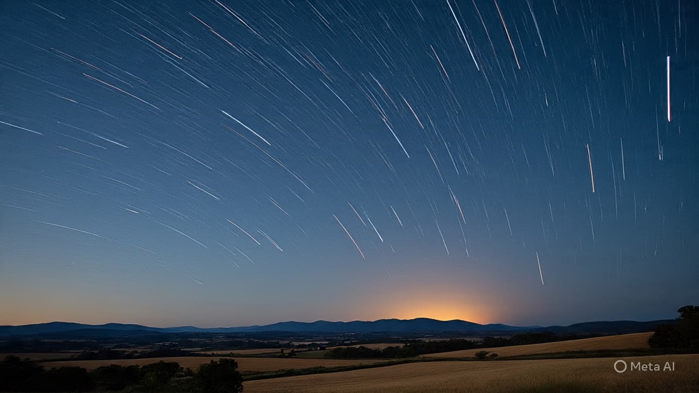 When the night sky quietly reminds us of motion beyond Earth When the night sky quietly reminds us of motion beyond Earth