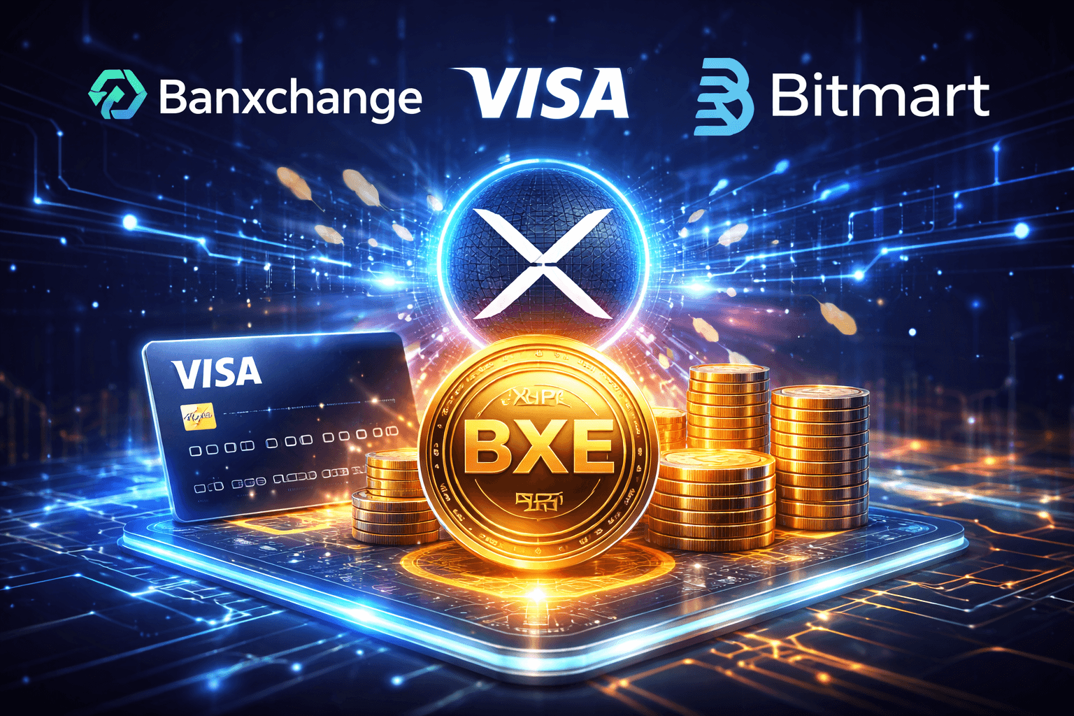 Banxchange and Bitmart Finalize Visa-Backed Partnership to Launch Direct Payments Using Native XRP Ledger Token BXE Banxchange and Bitmart Finalize Visa-Backed Partnership to Launch Direct Payments Using Native XRP Ledger Token BXE