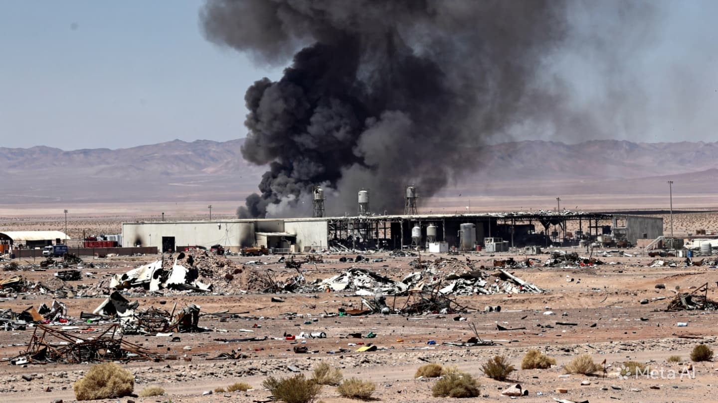 Between Steel Structures and Desert Winds, Injured Workers Waited After Violent Blast Yesterday Morning