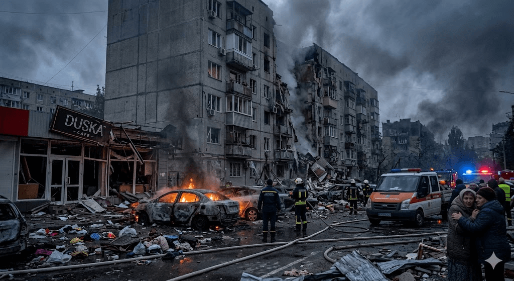 Deadly Onslaught: Russian Drone and Missile Strikes Kill 3, Injure 18 Across Kharkiv Oblast Deadly Onslaught: Russian Drone and Missile Strikes Kill 3, Injure 18 Across Kharkiv Oblast