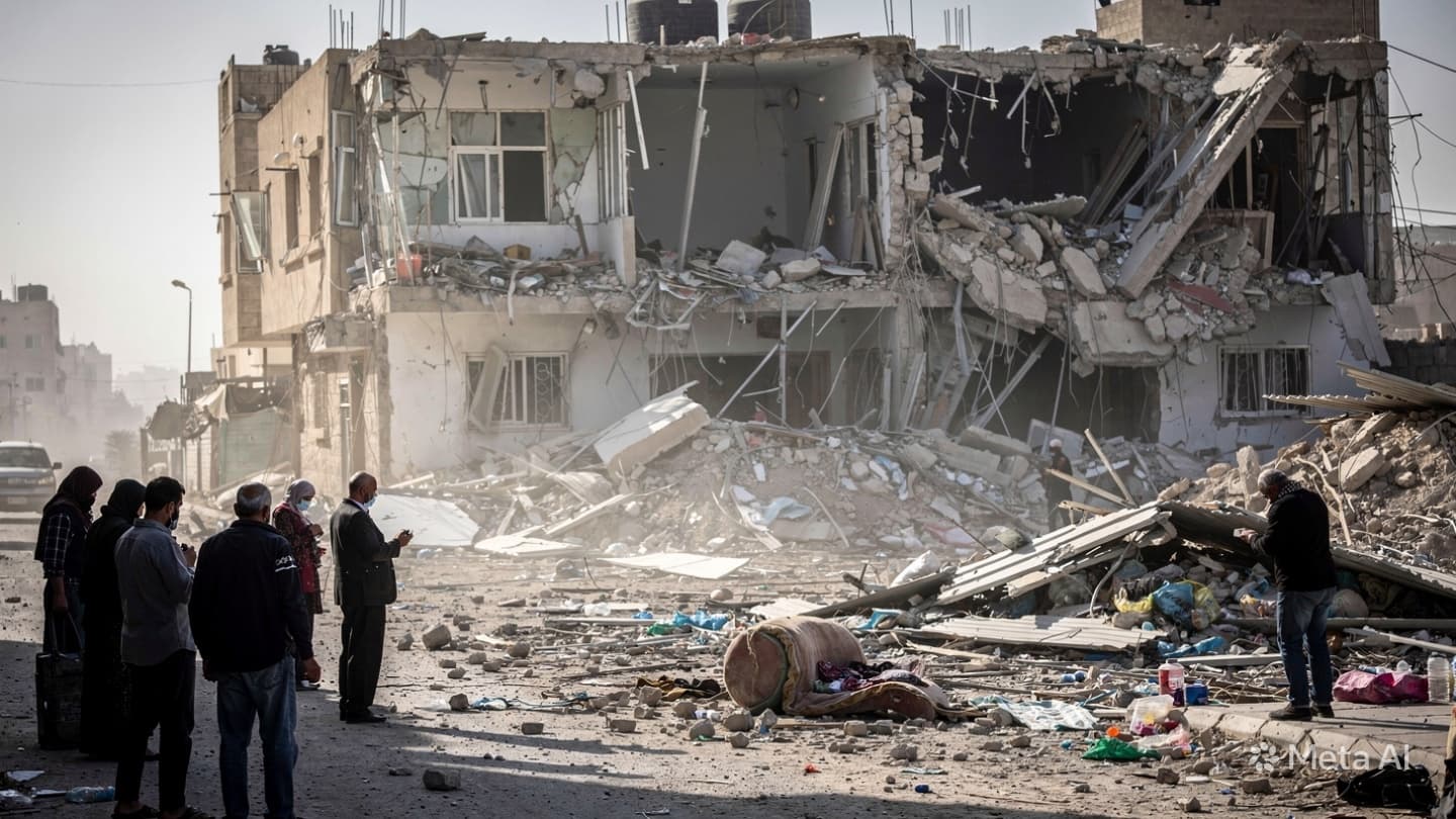 Nuseirat Refugee Camp Attack: Three Family Members Including Infant Killed in Israeli Strike Today
