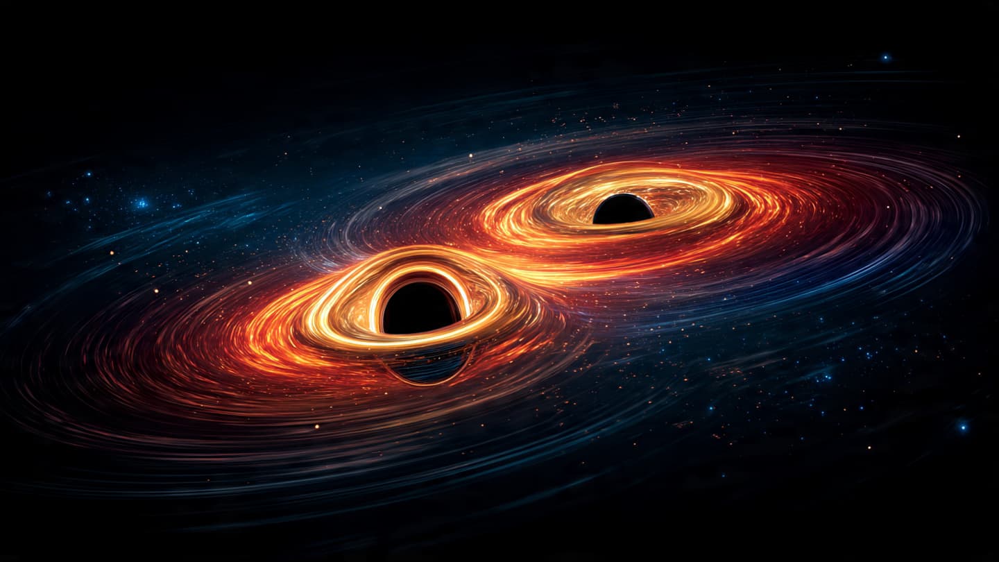 The universe reveals a double mystery in deep space