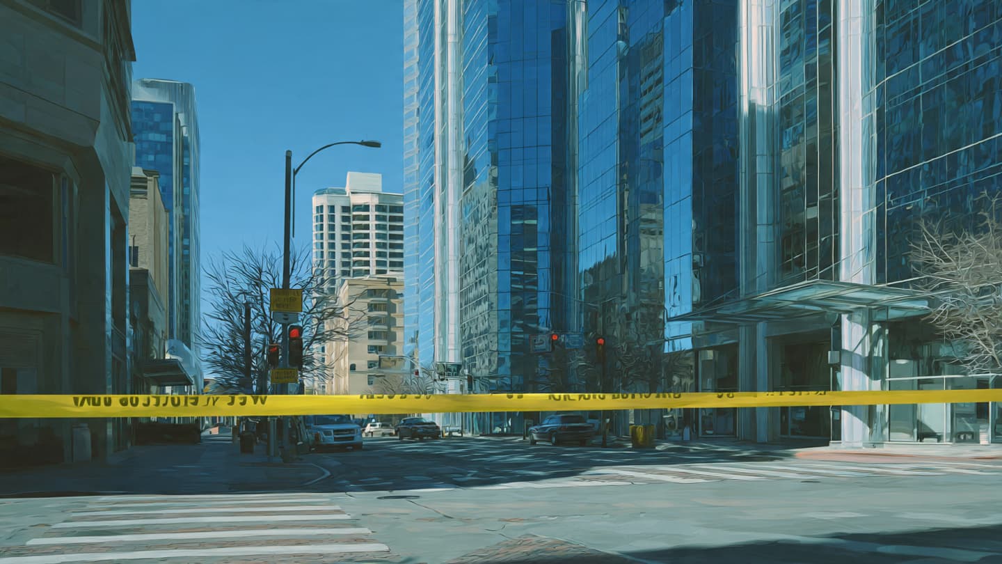 Where the Glass Reflects a Sudden Shadow, A Meditation on the Downtown Core’s Silence