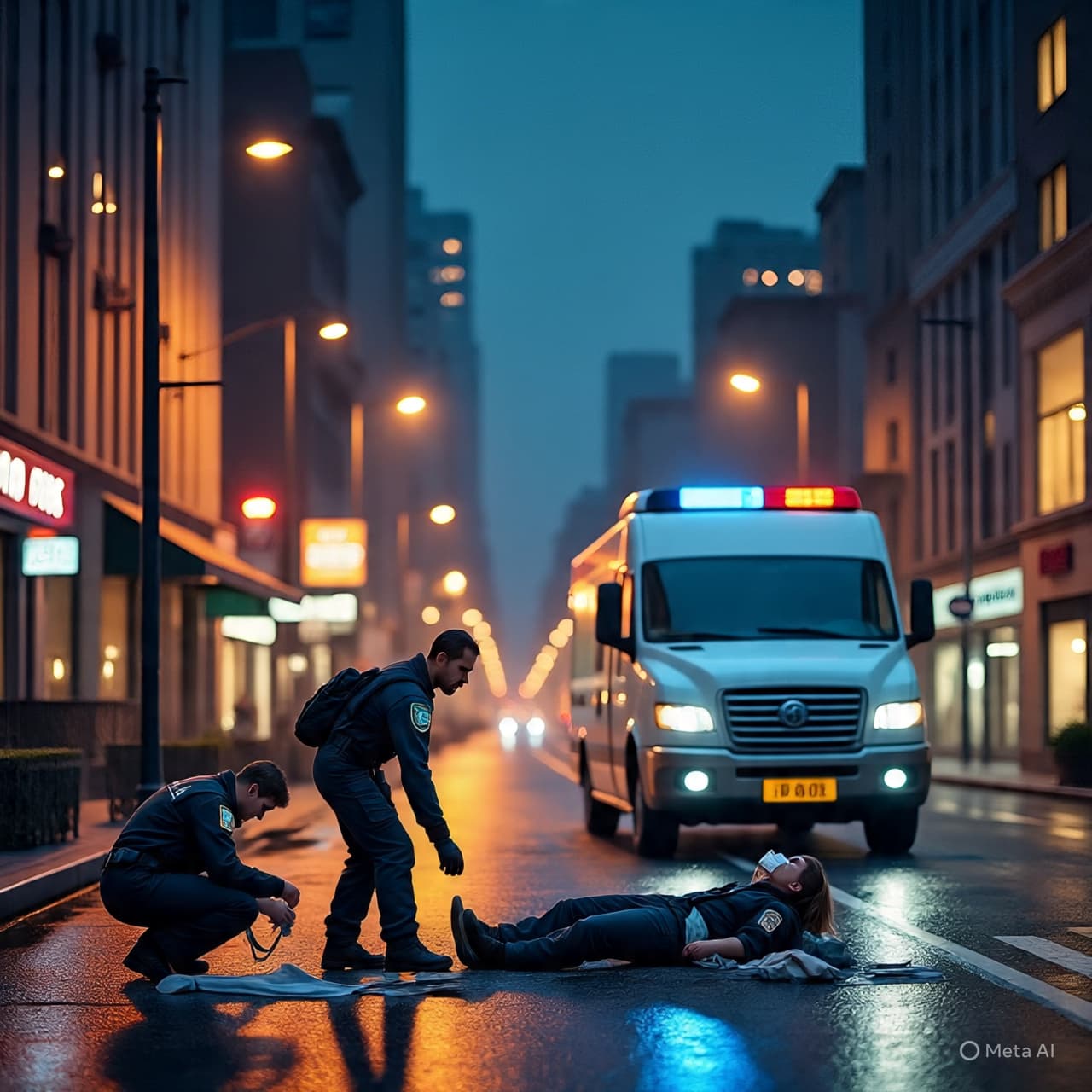 Where Routine Once Walked, Urgency Arrives Under Flashing Lights Where Routine Once Walked, Urgency Arrives Under Flashing Lights