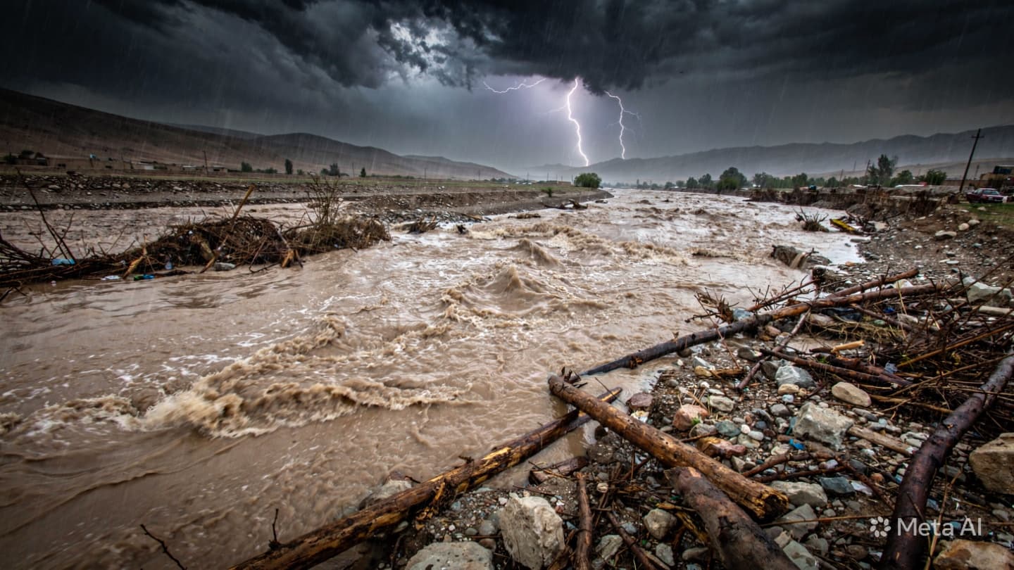 Herat And Ghor Emergency: Eleven Injured After Sudden Flash Floods Sweep Through Western Regions