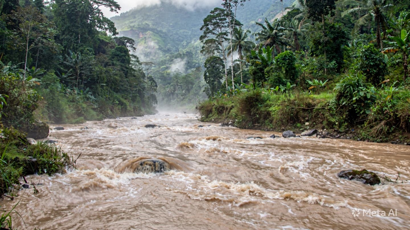 Flash Flood Hits West Kalimantan Headwaters: Sudden Deluge Sweeps Away and Kills One Resident Flash Flood Hits West Kalimantan Headwaters: Sudden Deluge Sweeps Away and Kills One Resident