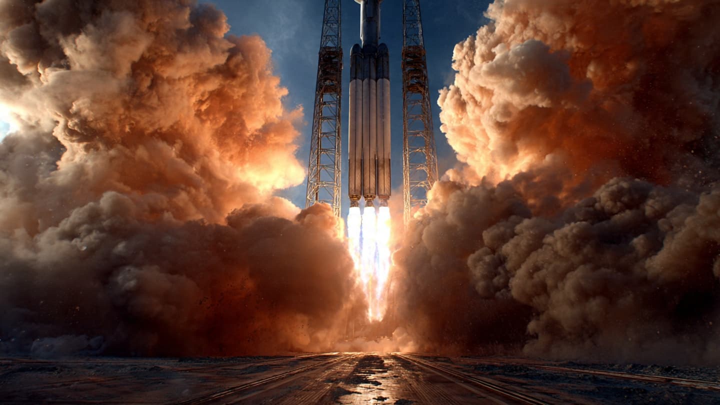When the largest rocket briefly teaches the sky how ambition feels