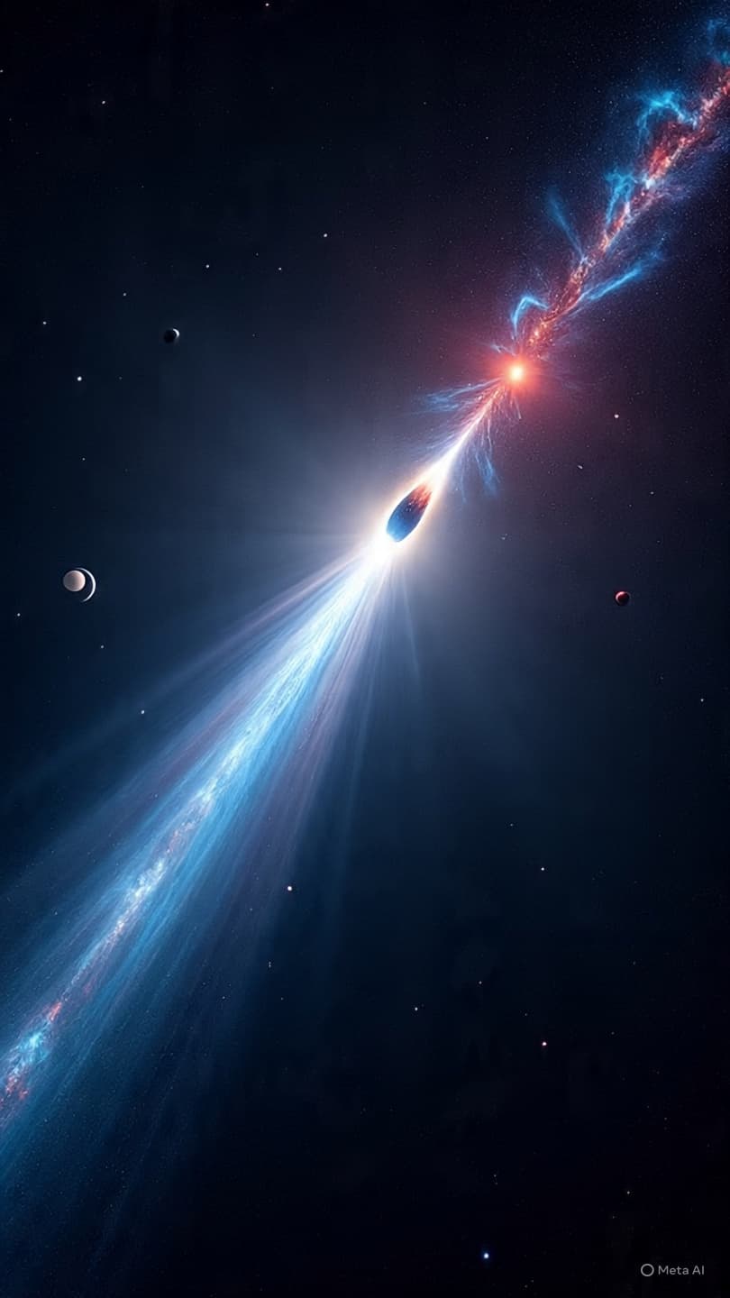 The Moment Between Whole and Broken: A Comet’s Story Captured in Time The Moment Between Whole and Broken: A Comet’s Story Captured in Time