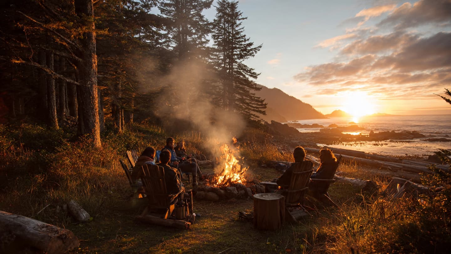 As Conditions Shift, Campfires Return Carefully to British Columbia’s Coast
