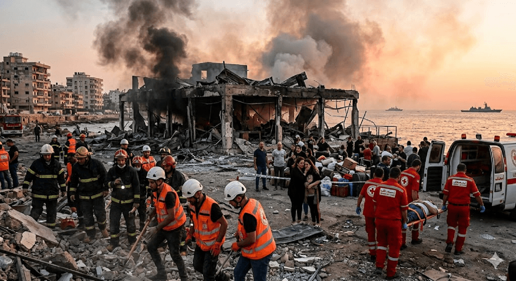 Deadly Blow to Peace: Israeli Strikes on Sidon Kill 8 as Ceasefire Talks Hang in the Balance Deadly Blow to Peace: Israeli Strikes on Sidon Kill 8 as Ceasefire Talks Hang in the Balance