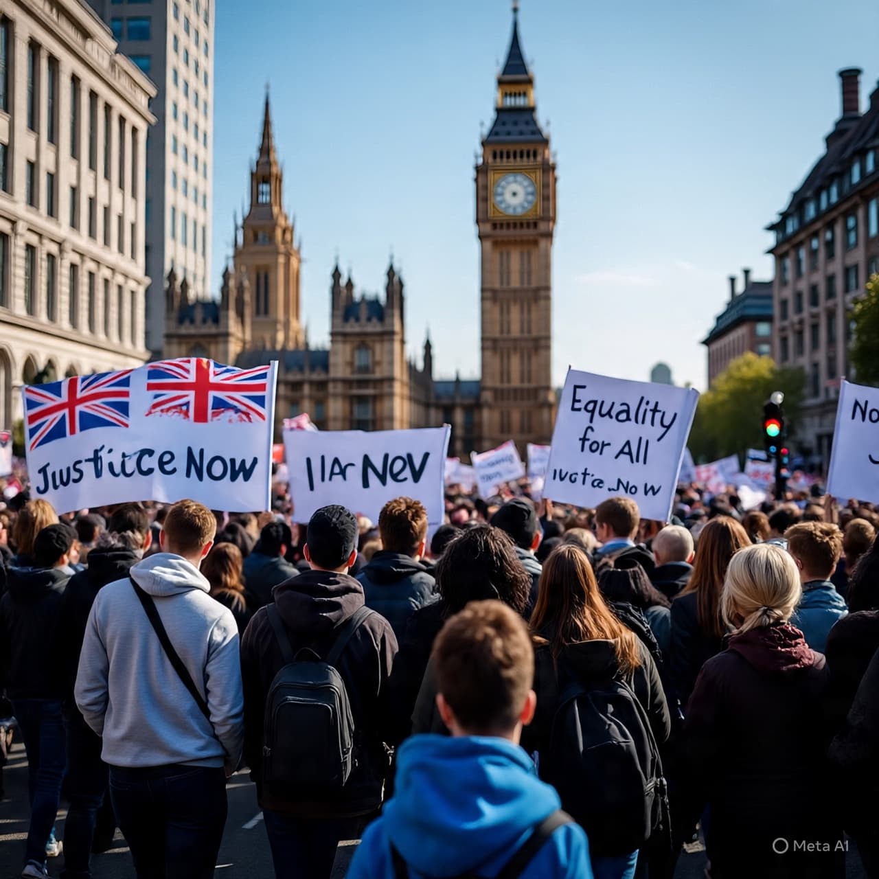 Where Banners Move Beneath Grey Skies: London’s Streets Fill With Dissent Where Banners Move Beneath Grey Skies: London’s Streets Fill With Dissent