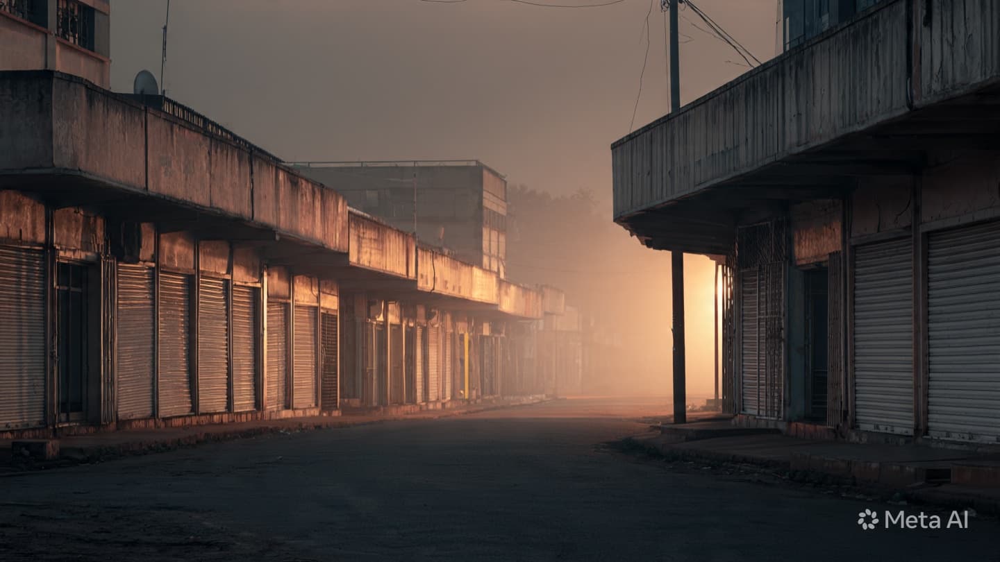 When Shuttered Windows Speak of Secret Gains, Shadows Move Through Kampala Arcades