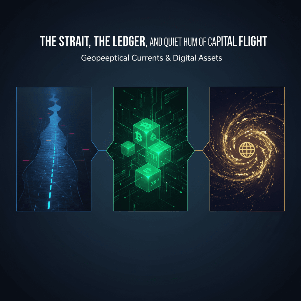 The Strait, The Ledger, and The Quiet Hum of Capital Flight The Strait, The Ledger, and The Quiet Hum of Capital Flight