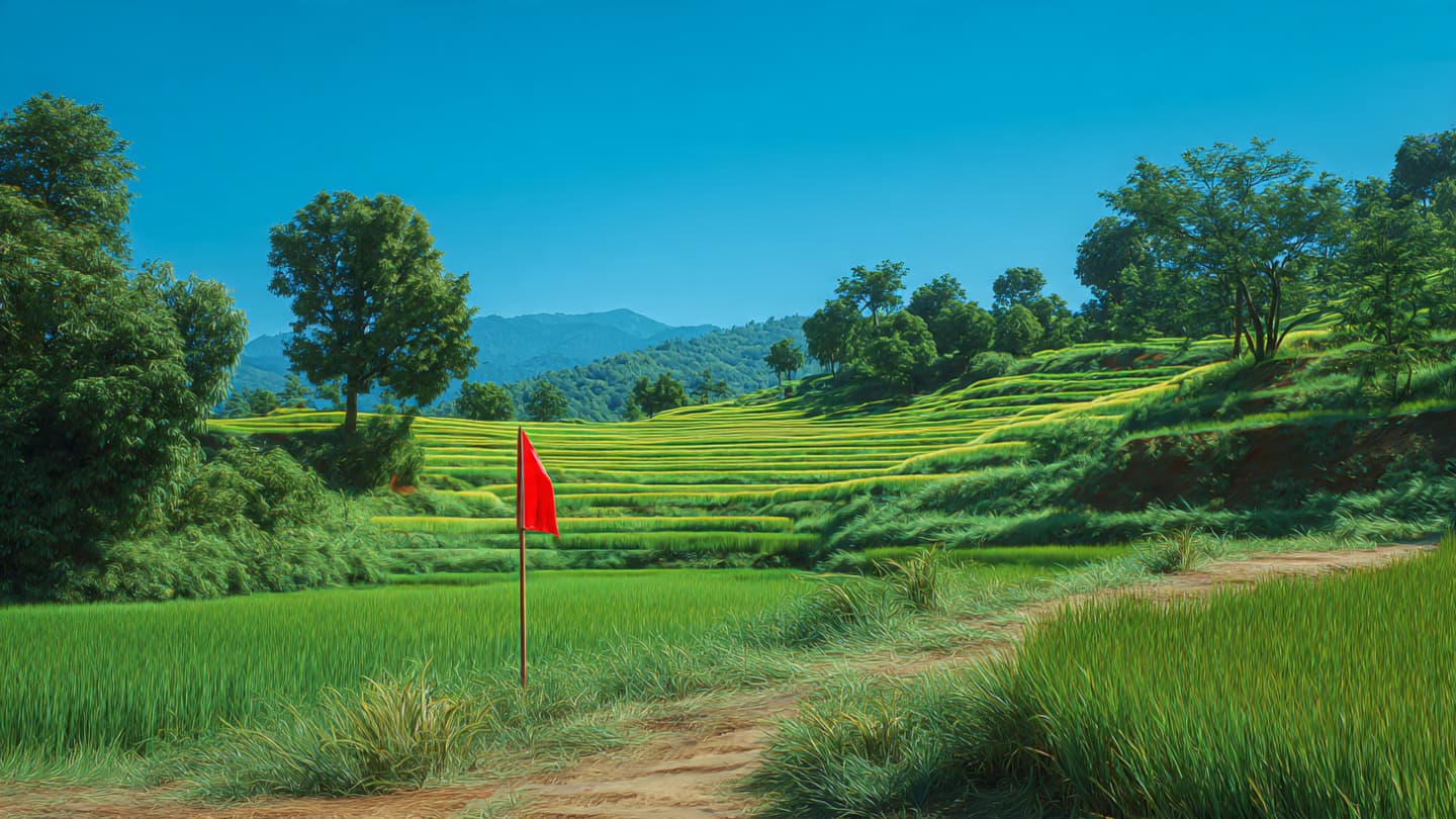 Where the Soil Retains the Fire, Reflections on a Silent Orchard Upon the Thai Border