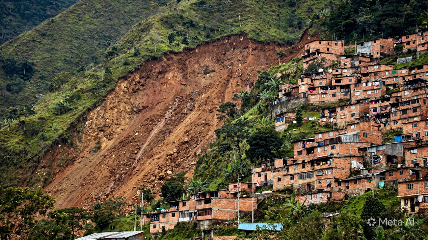 Colombia Mudslide Disaster: Saturated Soil Collapses in Medellin Suburb, Leaving Six Residents Dead Colombia Mudslide Disaster: Saturated Soil Collapses in Medellin Suburb, Leaving Six Residents Dead