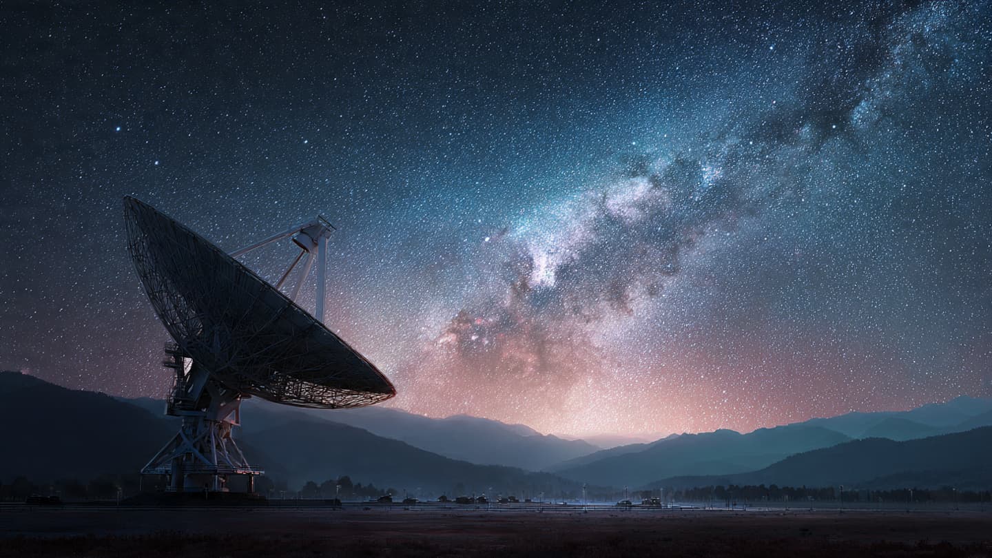 Across Silent Deserts, Antennas Listen Patiently to the Universe