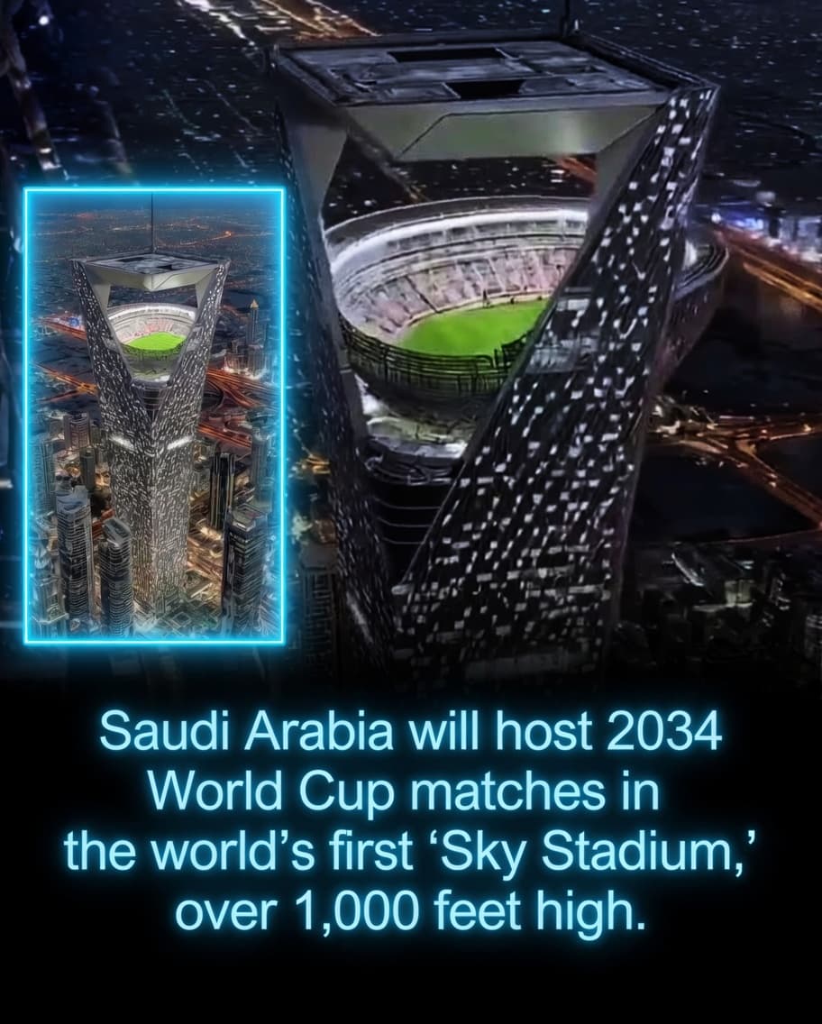 Saudi Arabia’s Sky Stadium Set to Redefine the 2034 World Cup Saudi Arabia’s Sky Stadium Set to Redefine the 2034 World Cup