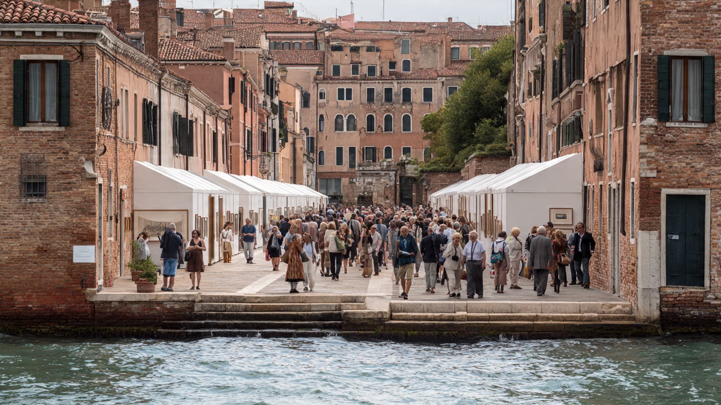 The Biennale Begins Beneath Beautiful Ceilings and Difficult Questions The Biennale Begins Beneath Beautiful Ceilings and Difficult Questions