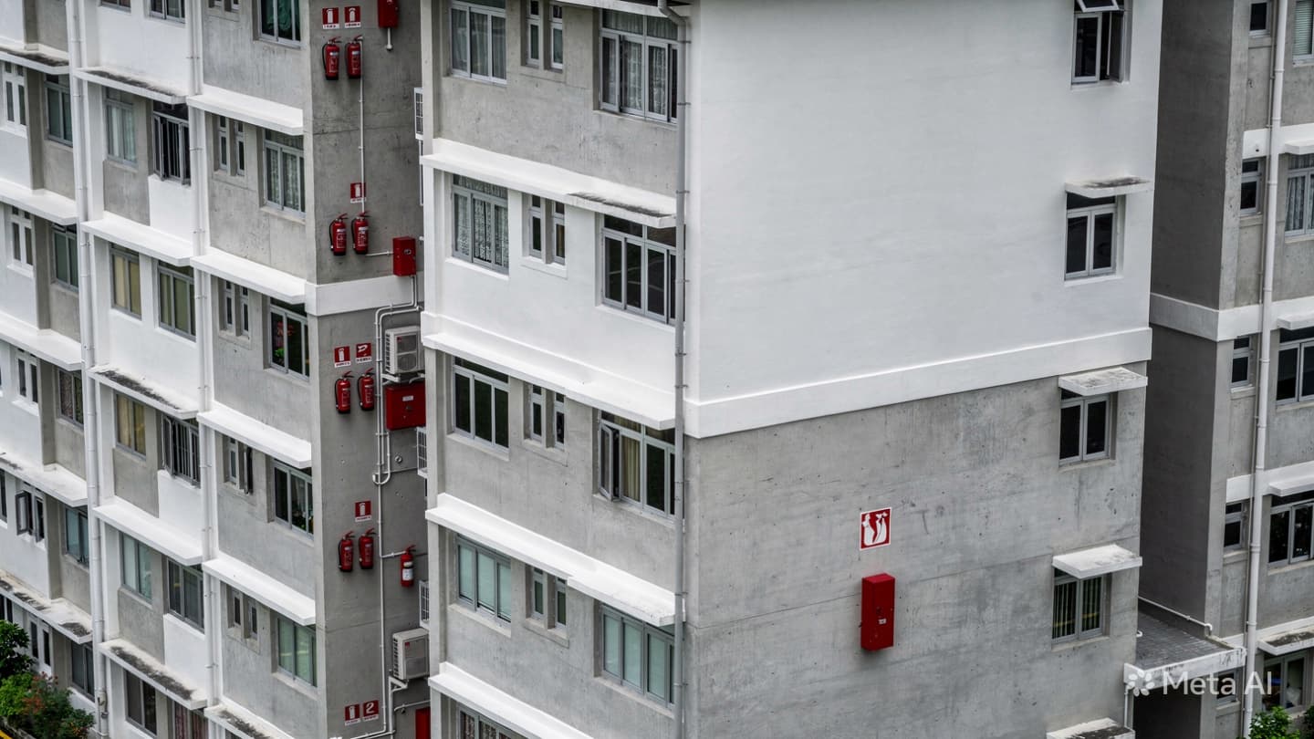 Tampines HDB Ledge Rescue: SCDF Personnel Save Man Trapped On Sixth Floor Building Exterior Tampines HDB Ledge Rescue: SCDF Personnel Save Man Trapped On Sixth Floor Building Exterior