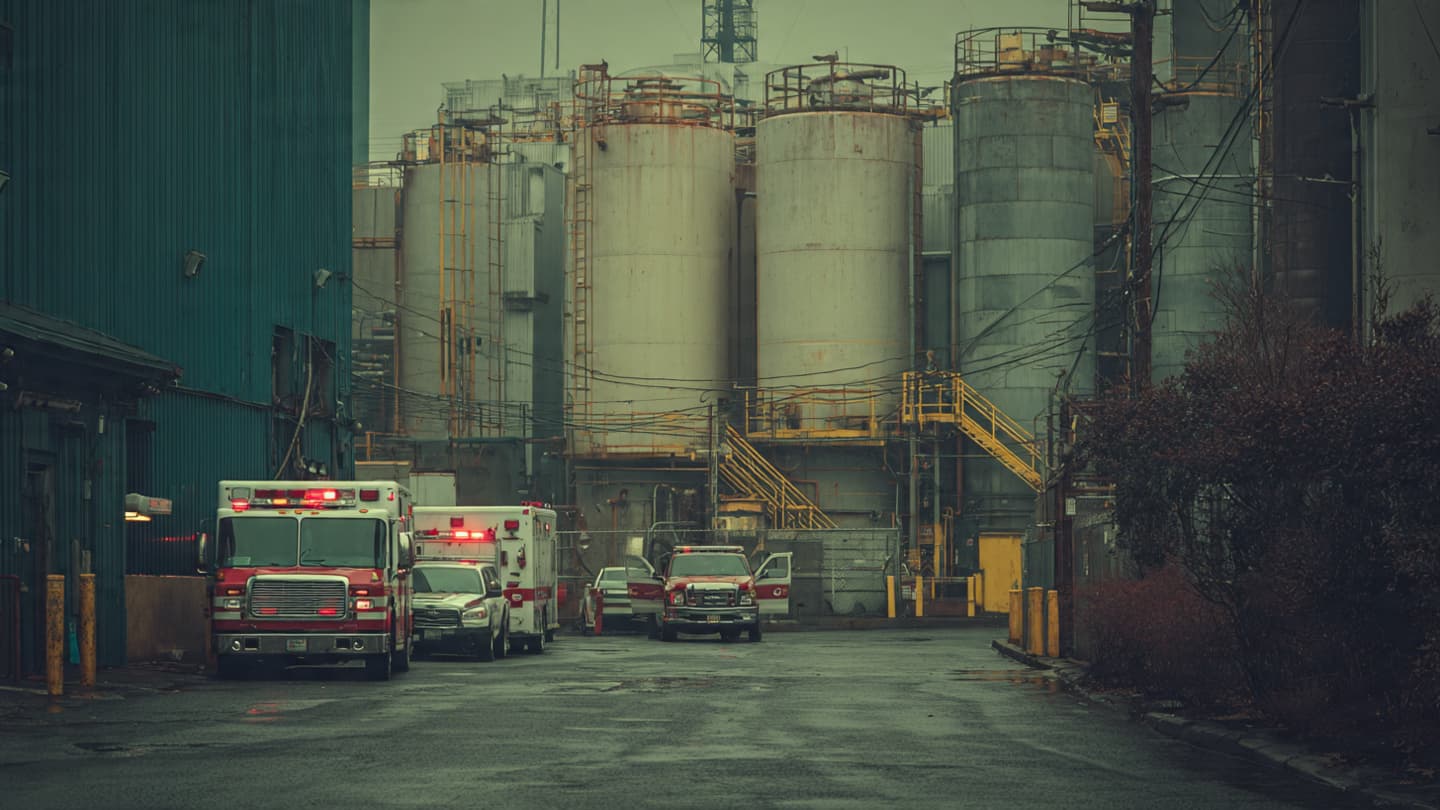 Where Sound Collapses into Absence: A Facility Implosion and the Search That Follows
