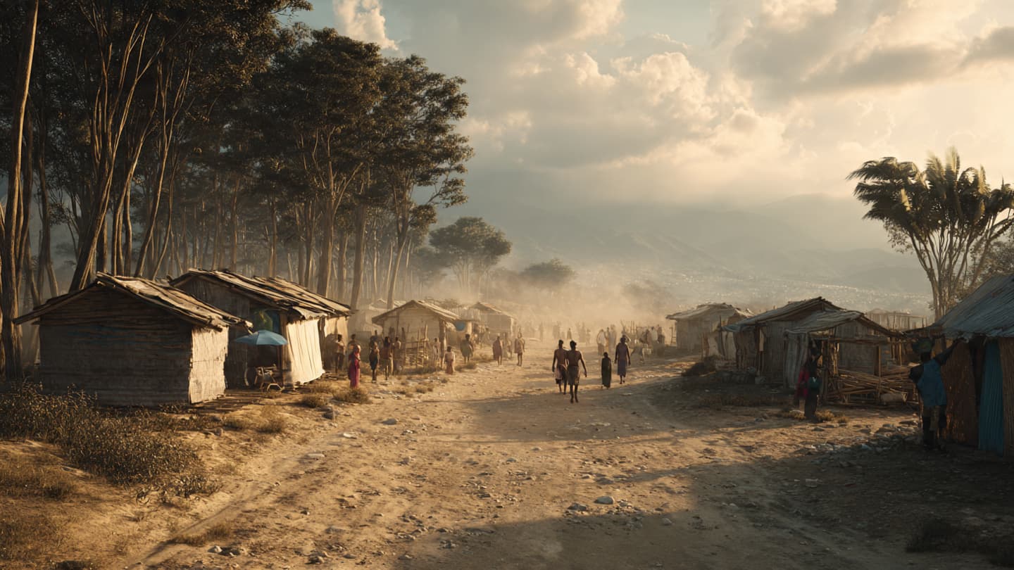 Between Empty Fields And Damaged Homes, Haiti’s Villages Carry The Weight Of Fear Tonight