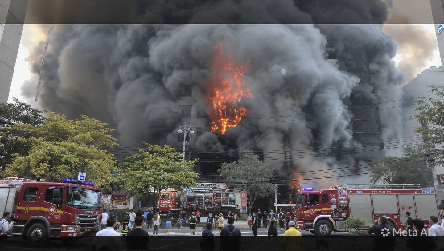 High-Rise Fire in Tianjin: Residential Blaze Kills Five Residents as Emergency Teams Battle Smoke High-Rise Fire in Tianjin: Residential Blaze Kills Five Residents as Emergency Teams Battle Smoke
