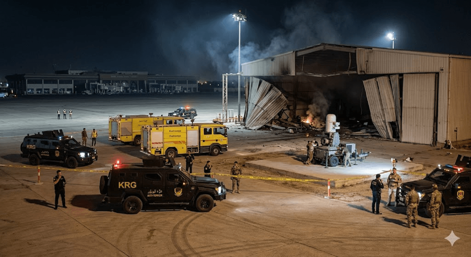 Midnight Blast: Explosion Near Erbil International Airport Rattles Iraqi Kurdistan Midnight Blast: Explosion Near Erbil International Airport Rattles Iraqi Kurdistan
