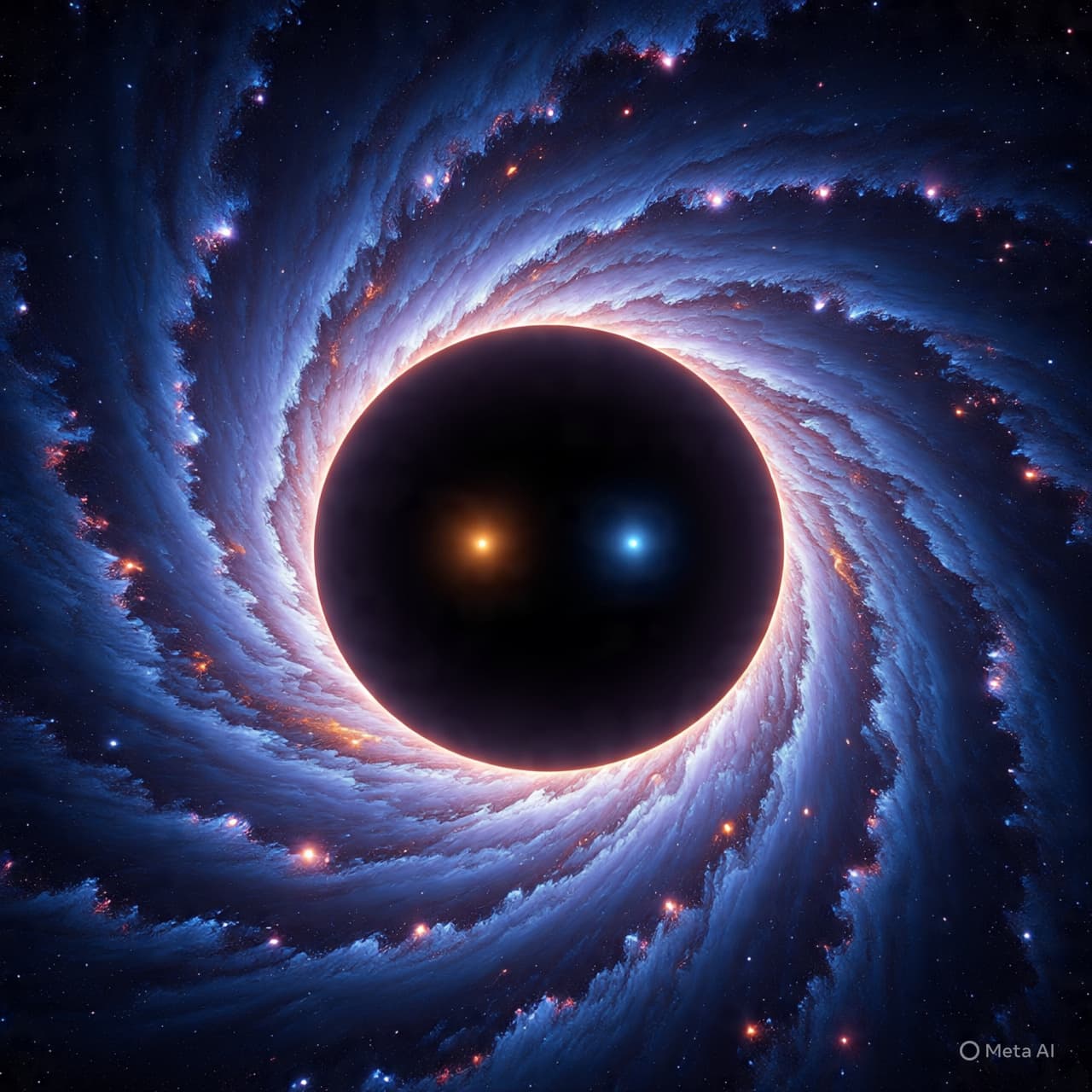 When Darkness Briefly Burns: A Flash of Light from Colliding Shadows in Space When Darkness Briefly Burns: A Flash of Light from Colliding Shadows in Space