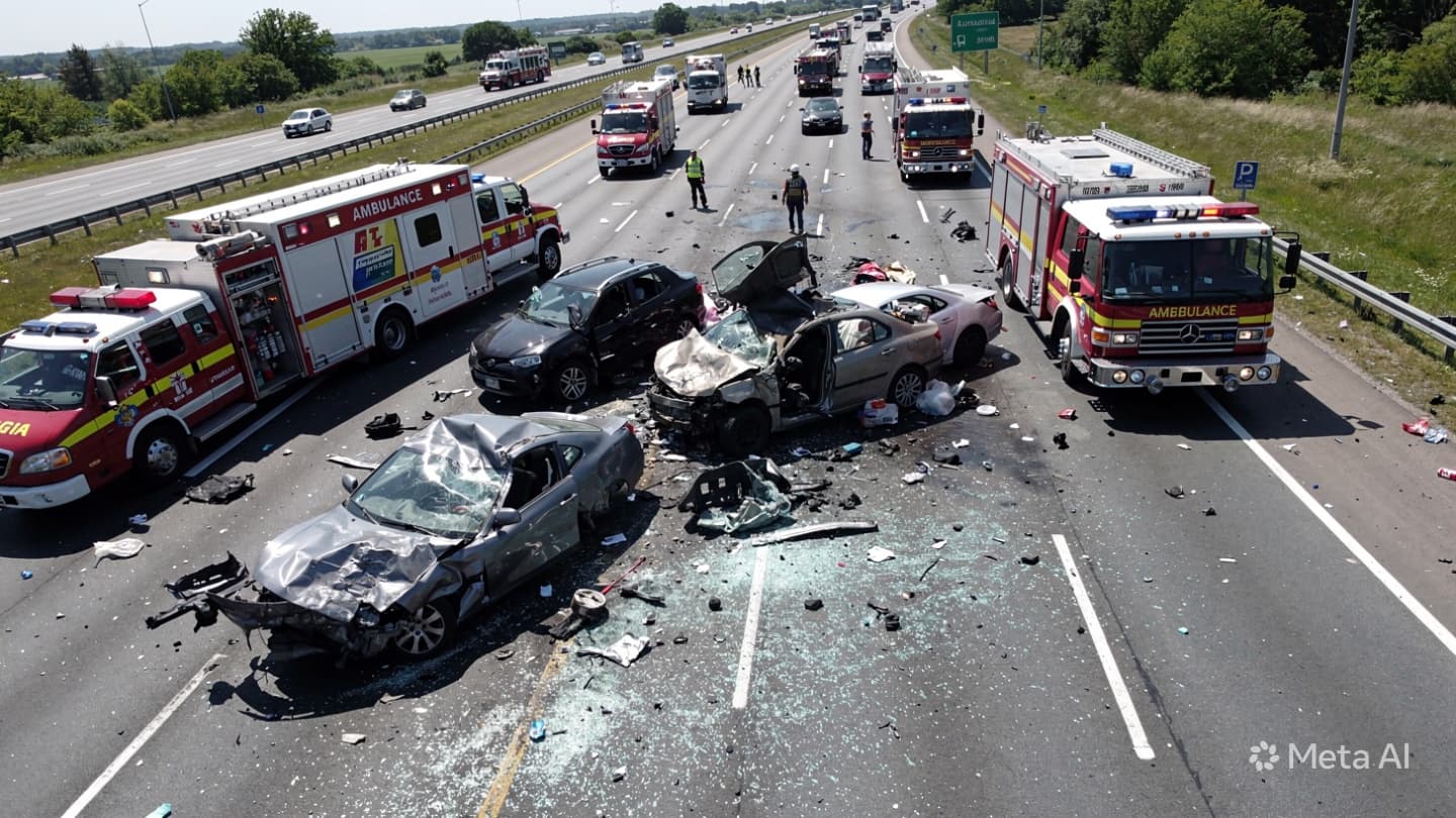 Florida Traffic Tragedy: Three Killed in High-Speed Collision on I-95 South Near Miami Area Florida Traffic Tragedy: Three Killed in High-Speed Collision on I-95 South Near Miami Area
