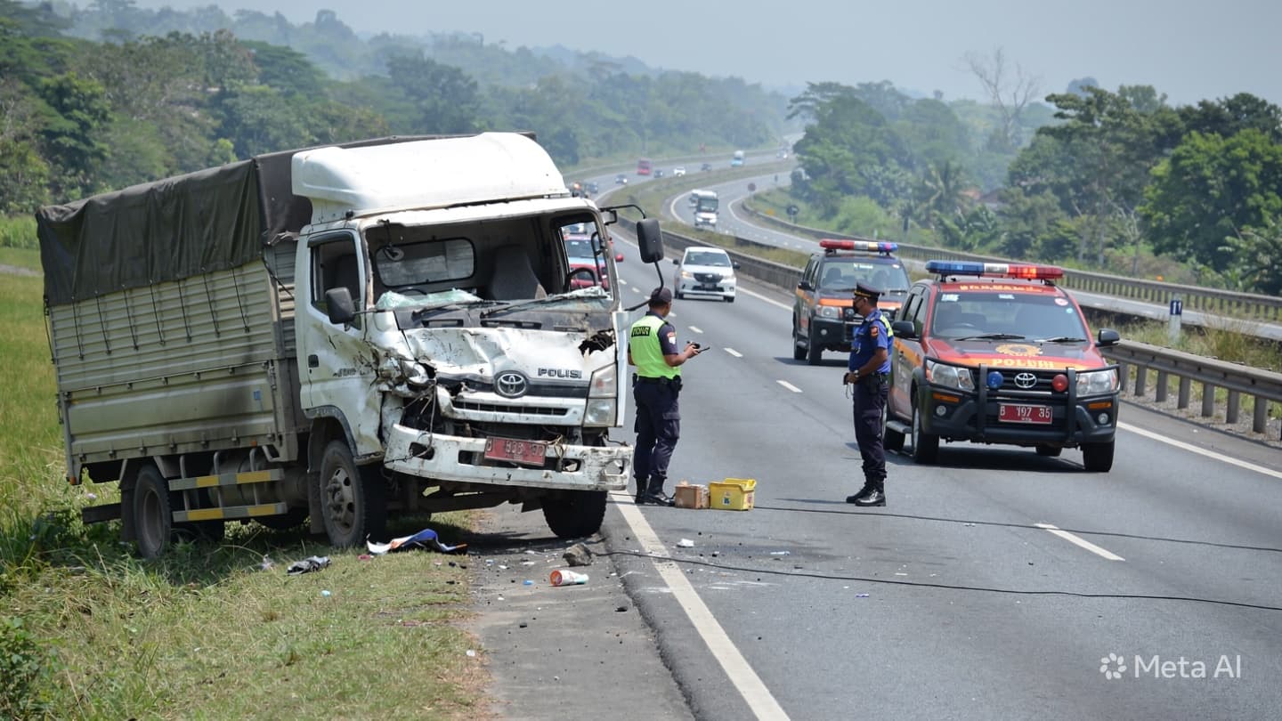 Brake Failure in Lampung: Fatal Truck Collision on Trans-Sumatra Highway Leaves One Driver Dead Brake Failure in Lampung: Fatal Truck Collision on Trans-Sumatra Highway Leaves One Driver Dead