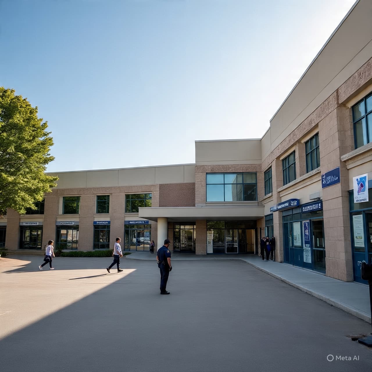 Across Quiet School Grounds, A Threat Is Met With Vigilance and Care Across Quiet School Grounds, A Threat Is Met With Vigilance and Care