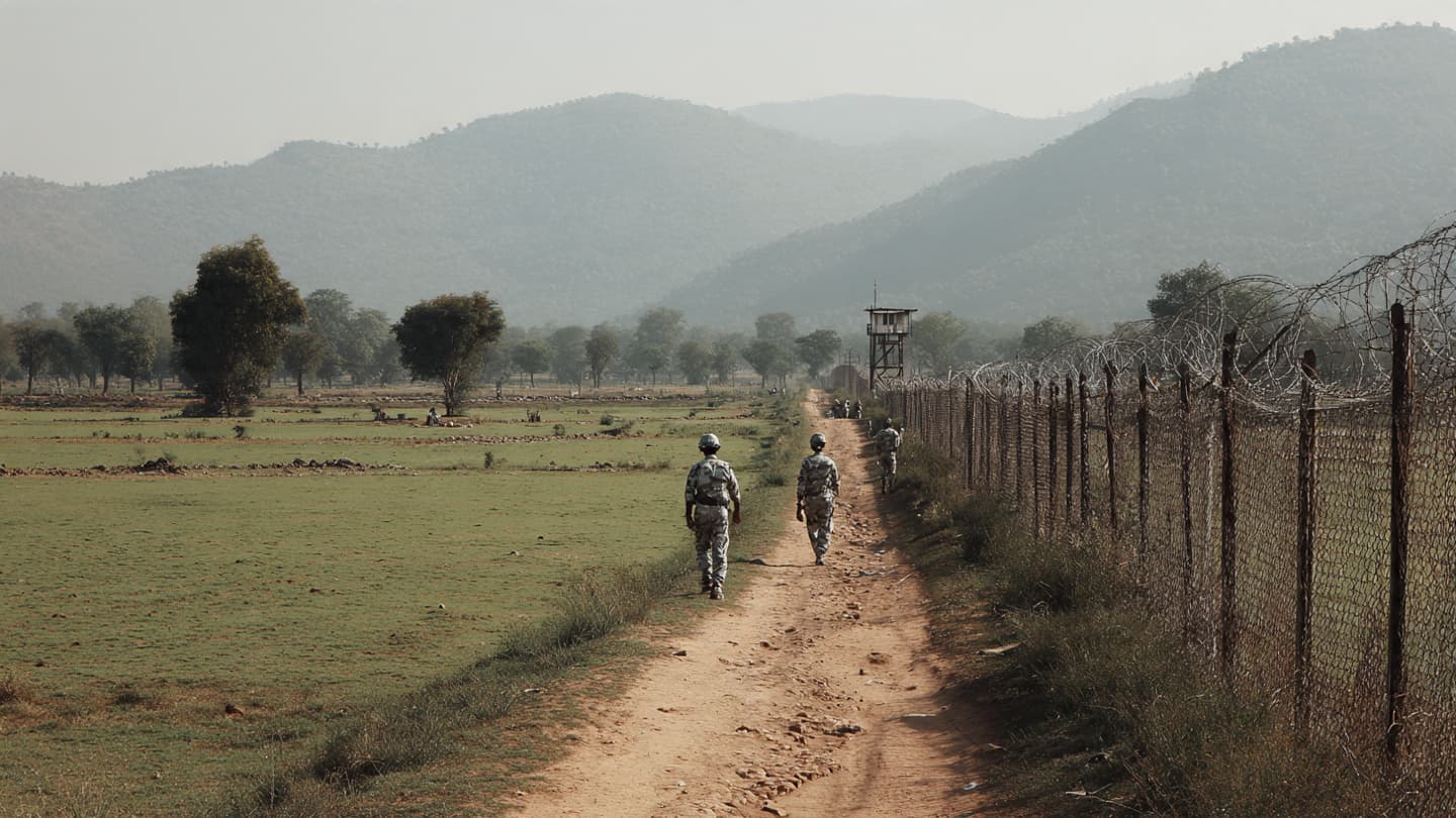At the Edge of a Border, Questions Travel Both Ways At the Edge of a Border, Questions Travel Both Ways