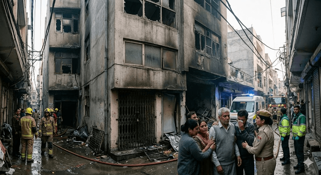 Horror in Malviya Nagar: 8 Members of Gurugram CA’s Family Perish in Tragic House Fire Horror in Malviya Nagar: 8 Members of Gurugram CA’s Family Perish in Tragic House Fire