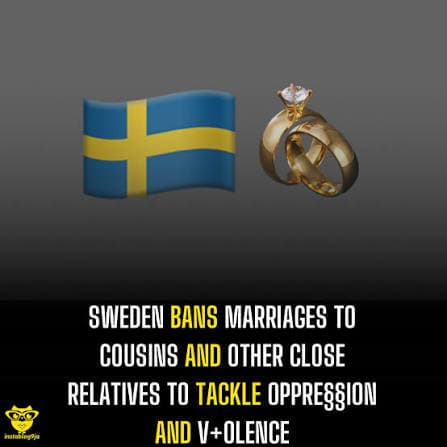 Sweden Bans Cousin Marriage and Other Marriages Between Close Relatives; Law Takes Effect July 1, 2026