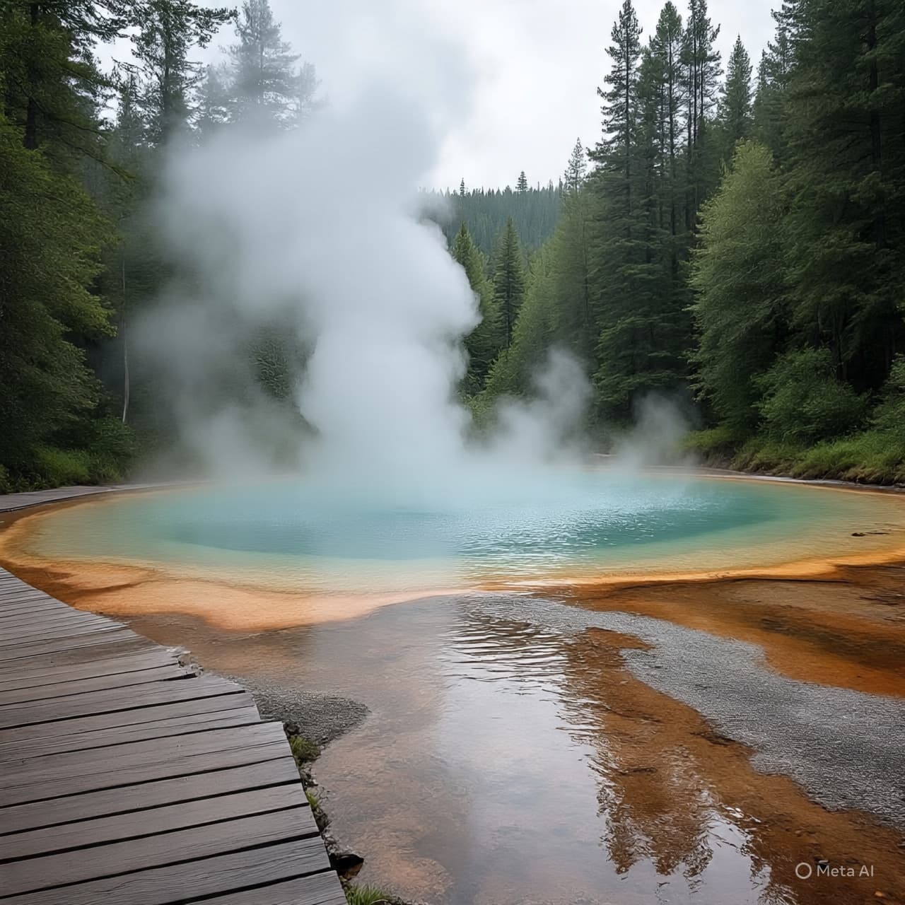 Beneath Quiet Trails, Ancient Water Speaks: The Reawakening of Echinus Geyser Beneath Quiet Trails, Ancient Water Speaks: The Reawakening of Echinus Geyser