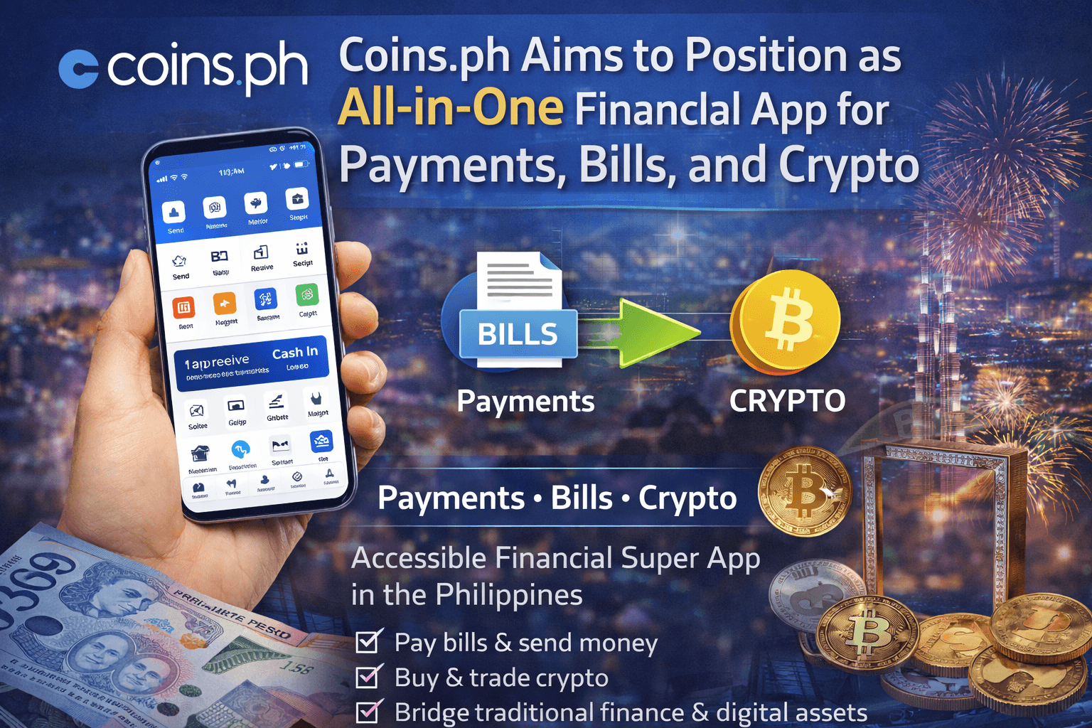 Coins.ph Aims to Position as All-in-One Financial App for Payments, Bills, and Crypto Coins.ph Aims to Position as All-in-One Financial App for Payments, Bills, and Crypto